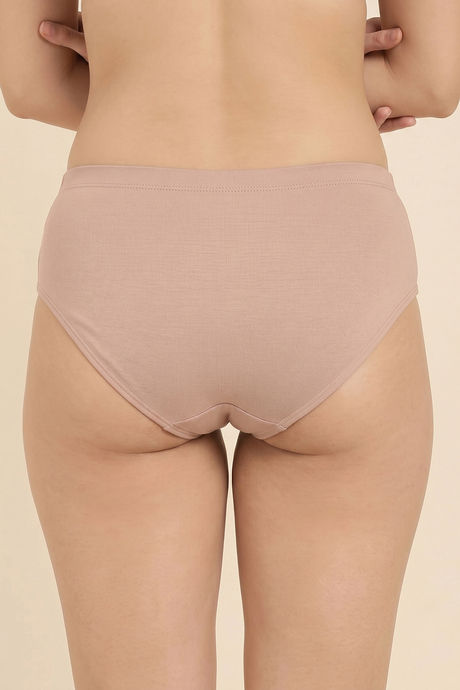 Zivame Medium Rise Full Coverage Hipster Panty (Pack of 2) - Multicolor — image 3